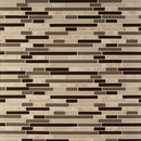 Amalfi cafe interlocking 12X12 glass and porcelain mesh mounted mosaic tile P-SMOT-SGLSIL-AC6MM product shot multiple tiles top view