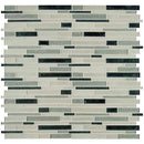 Anacapri blend interlokcing 12X12 glass mesh mounted mosaic tile SMOT-GLSBIL-ANA6MM product shot multiple tiles top view