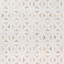 Angora geometric 12x12 polished marble mesh mounted mosaic tile SMOT-ANGORA-GEOP product shot angle view