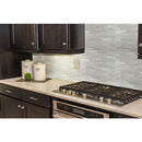 Angora subway 1181x1181 polished marble mesh mounted mosaic tile SMOT-ANGORA-2X6P product shot kitchen view 2