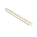 Antique white 0.625x6 matte ceramic quarter round molding floor and wall tile SMOT-PT-QTRRD-AW5/8X6 product shot profile view