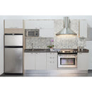 Arabescato carrara 1175x12 honed marble mesh mounted mosaic tile SMOT-ARA-2HEXH product shot Arabescato carrara 1175x12 honed marble mesh mounted mosaic tile SMOT-ARA-2HEXH product shot profile kitchen view