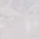 Arabescato carrara 12 x 12 honed marble floor and wall tile TARACAR1212H product shot multiple tiles angle view