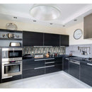 Arabescato carrara 18 x 18 honed marble floor and wall tile TARACAR18180.38H product shot kitchen view