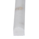 Arabescato carrara pencil molding 34x12 honed marble wall tile SMOT-PENCIL-ARA product shot profile view 2