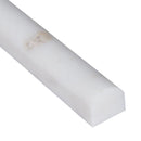 Arabescato carrara pencil molding 34x12 honed marble wall tile SMOT-PENCIL-ARA product shot profile view