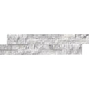 Arabescato carrara splitface ledger panel 6X24 natural marble wall tile LPNLMARACAR624 product shot multiple tiles close up view