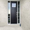 Arabescato venato white 11.73x12 marble 2 hexagon honed mesh mounted mosaic tile SMOT-ARAVEN-2HEXH room shot outdoor view