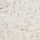 Arabescato venato white 1x2 herringbone honed marble mesh mounted mosaic tile SMOT-ARAVEN-1X2HBH product shot wall view