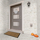 Arabescato venato white cube 11.73x13.47 honed marble mesh mounted mosaic tile SMOT-ARAVEN-CUBEH room shot outdoor view