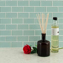 Arctic ice subway 12 in x 12 in glass meshmounted mosaic tile SMOT-GLSST-AI8MM prod shot wall view 2