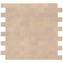 Aria-cremita-12X12-polished-porcelain-mesh-mounted-mosaic-tile-NARICRE2X4P-product-shot-multiple-tiles-close-up-view