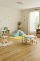 Engineered Hardwood European Oak 9" Wide, 87" RL Wirebrushed Astir Fawn Audere Floors - Mazzia Collection