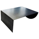 Raw Steel Asymmetrical Industrial Coffee Table Heavy Duty 4mm