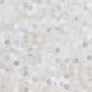 Athena gold 12x11.3 marble 2 hexagon honed mesh mounted mosaic tile SMOT-ATHGOL-2HEXH product shot wall view