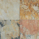 Autumn 16 in x 16 in gauged slate floor and wall tile SAUT1616G-C product shot top view