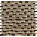 Ayres blend 12X12 glass mesh mounted mosaic tile SMOT-GLBRK-AB8M product shot multiple tiles top view