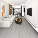 SPC Laminate Flooring Graphite - 0.26" Thickness, Enhenced Bevel - 1.5mm Pad Attached-Super protect - DC Collection room view
