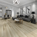 SPC Laminate Waterproof Flooring Sliver Moon - 0.22" Thickness, Enhenced Bevel - 1.5mm Pad Attached-Super protect - DC Collection room scene