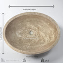Mocha Travertine Vessel Sink