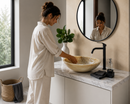 Honey Onyx Rectangular Sink