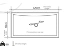Troia Travertine Trough Sink