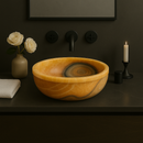 Honey Onyx Vessel Sink 16.1"