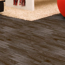 Balboa moka 24x6 matte ceramic floor and wall tile product shot bedroom closeup view