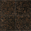 Baltic brown 12 x 12 polished granite floor and wall tile TBALBRN1212 product shot multiple tiles top view