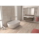 Bellagio blend elongated hexagon 11.63X12 honed marble mesh mounted mosaic tile SMOT-BELBLND-HEXEL10MM product shot bath view