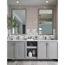 Bergamo magic pattern 12X12 polished marble mesh mounted mosaic tile SMOT-BERGAMO-MP10MM product shot wall view