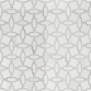 Bianco gridwork 12X12 polished marble mesh mounted mosaic tile SMOT-BIANDOL-GRIDP product shot multiple tiles top view