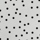 Black and white 1" hexagon 10.35"x11.93" matte porcelain mesh mounted mosaic tile SMOT-PT-RETBIANER-1HEXM product shot angle view