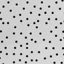 Black and white 1" hexagon 10.35"x11.93" matte porcelain mesh mounted mosaic tile SMOT-PT-RETBIANER-1HEXM product shot top view 2