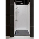 Black Basalt Rectangular Shower Base 32x48x3 - Honed Surface