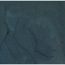 Black premium 12 x 12 gauged floor and wall slate tile SBLKPREM1616G product shot one tile top view
