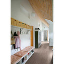Bleached elm 14 thick x 1 34 wide x 94 length luxury vinyl end cap molding VTTBLEELM EC product shot room view