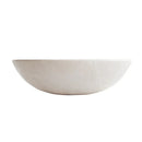 Botticino Marble Natural Stone Oval Shape Above Vanity Vessel Sink Honed (W)16" (L)20.5" (H)6" side view