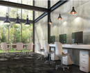 Boxhill black textured porcelain floor and wall tile liberty us collection room shot sitting view 2