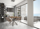 Boxhill white textured porcelain floor and wall tile  liberty us collection room shot living view