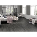 Braxton midnight 9.84x39.37 matte porcelain floor and wall tile NBRAMID10X40 product shot bedroom view