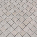 Brixstyle blanco 12X12 glazed porcelain mesh mounted mosaic tile NBRIBLA2X2 product shot multiple tiles angle view