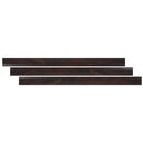 Burnished acacia 14 thick x 1 34 wide x 94 length luxury vinyl end cap molding VTTBURACA EC product shot multiple tiles top view