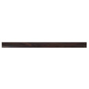 Burnished acacia 14 thick x 1 34 wide x 94 length luxury vinyl end cap molding VTTBURACA EC product shot one tile top view