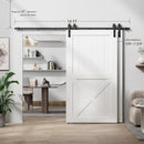 Bypass Sliding Barn Door Hardware Kit Basic J Pulley (No Door)