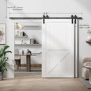 Bypass Sliding Barn Door Hardware Kit Basic J Pulley (No Door)