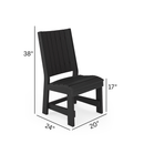 SoPoly Callaway Armless Table Chair