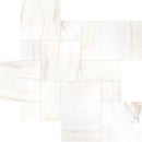 Cosmic White Pattern 16" x 24" Sandblast Marble Paver Kit product shot profile view