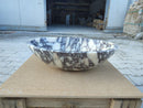 Calacatta Viola Marble Oval Shape Above Vanity Bathroom Sink (W)18" (L)14" (H)5" angle view