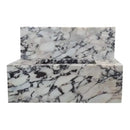 Calacatta Viola Marble Wall Mount Bathroom Sink 16x32